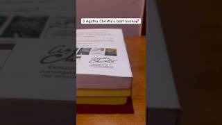 Top 3 agatha christie’s books that you must read thriller mystery booktube bookreview shorts [upl. by Annasiul]