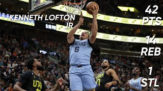 Kenneth Lofton Jr 42 PTS  14 REB  1 STL  Vs Thunder FullGame Highlights [upl. by Bratton]