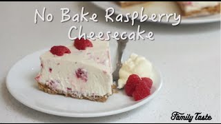 No Bake Raspberry Cheesecake [upl. by Ashli]