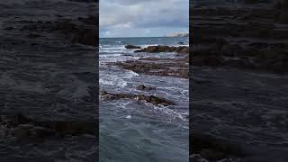 Drone Flies Dangerously Low Across Cornwalls Coastline as the Tide Rises  Epic Sea Adventure [upl. by Zebada]