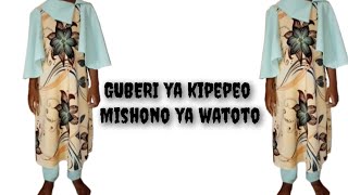 JINSI YA KUKATA GUBERI YA KIPEPEOMISHONO YA WATOTO NaimaCreation [upl. by Oigimer]