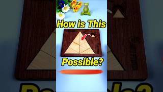 How to Fit small triangle in frame mini wood toywood working art skillshand craft ideas shorts [upl. by Blight993]