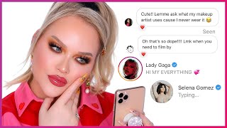 DMing Celebrities To Pick My Makeup Routine  NikkieTutorials [upl. by Marlena106]