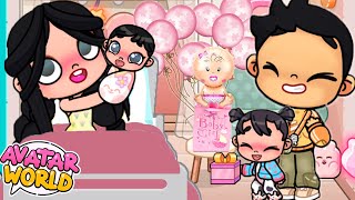 ¡¡EL NACIMIENTO DE MI NUEVA BEBE 👶 en AVATAR WORLD NALA💞 [upl. by Aihsaei]