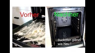 Backofen Reinigen  Schnell amp einfach mit diesen Trick   Clean the Oven Fast amp Easy [upl. by Enyr325]