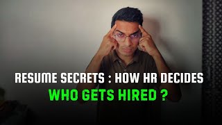 How does HR Decide Who Gets Hired   Resume Secret 🔥 [upl. by Ardnak474]