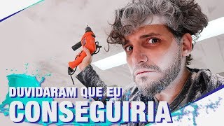 FIZEMOS O TETO REBAIXADO DE GESSO SOZINHOS I TEMP03EP12 [upl. by Sheba93]