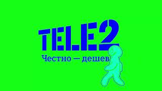 REUPLOAD Tele2 GSMTele2 Russia Logo History in Helium [upl. by Aikram]