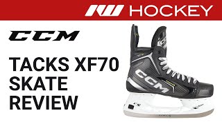 CCM Tacks XF70 Skate Review [upl. by Anrev231]