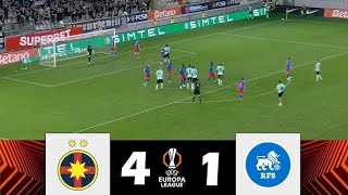 FCSBRFS 41 REZUMAT GOLURI EUROPA LEAGUE [upl. by Nylyram]