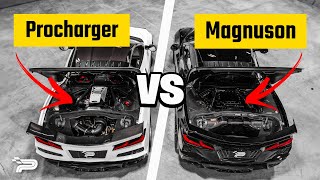 C8 Corvette Supercharger Comparison  Procharger Vs Lingenfelter Magnuson [upl. by Kalindi]