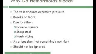 Bleeding Hemorrhoids [upl. by Ahseikan]