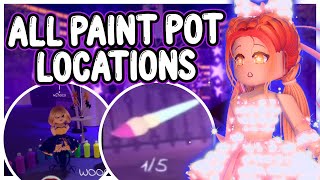 EASY Guide To ALL PAINT LOCATIONS ixChocos Quest 🏰 Royale High New Years Update [upl. by Slifka]