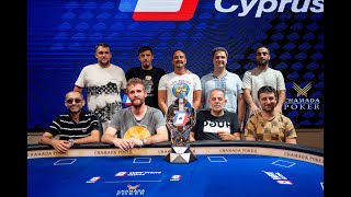 🔴 WPT Prime Cyprus Championship 1165940 Final Table  183270 for 1st [upl. by Odlabso]