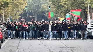 Derby dell’Umbria i tifosi della Ternana in partenza per Perugia [upl. by Ecinahs]