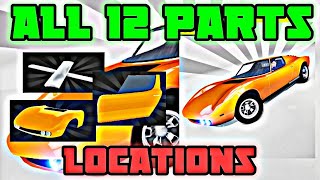 ALL 12 PART LOCATIONS OF THE LIMITED quotMACCHINA MILAZZOquot CAR In Car Dealership Tycoon [upl. by Cecily596]