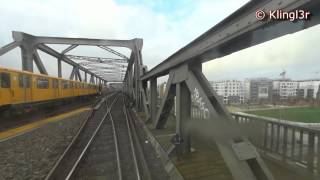 Führerstandsmitfahrt UBahn Berlin U1 Cab ride Warschauer Straße  Uhlandstraße 1080p60 [upl. by Shaffert]