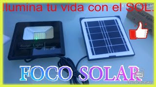 🌞🌞LÁMPARAS SOLARES para exterior con panel solar independiente [upl. by Nonnair]