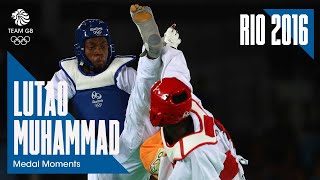 Lutalo Muhammads Taekwondo Silver  Rio 2016 Medal Moments [upl. by Aala180]