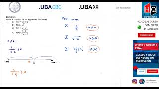 UNIDAD 02  FUNCIONES INTRODUCCION  MATEMATICA CBC UBA XXI [upl. by Leissam]