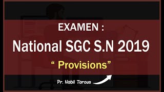 Examen National Comptabilité quotSciences de Gestion Comptable SGCquot 2019 normale  Partie 2 [upl. by Yrgoerg]