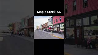 Random Canadian towns Maple Creek SK shorts shortsfeed canadatourism canadatravels [upl. by Aidnama]