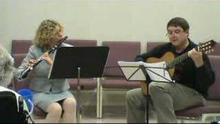 Loeillet Suite in e minor for Flute and Guitar Allemande [upl. by Reniti]