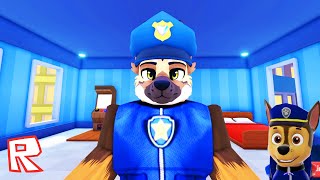 CHASE DE PAW PATROL SE CONVIERTE EN YOUTUBER DURANTE 24 HORAS EN ROBLOX 😂 [upl. by Yentterb]