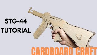 how to make gun with cardboard  STG  44 gun craft kalasonsart artandcraft art drawing diy [upl. by Darren]