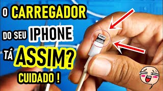 não compre um cabo AGORA COMO RECUPERAR CARRGADOR DE IPHONE SIMPLES [upl. by Aisat]