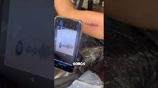 Spotify Scan Tattoo 📸cherylsmith352viral shorts trending tattoo [upl. by Kamal186]