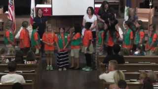 Girl Scouts Troop 1661 Closing Ceremony 2014 [upl. by Hayyim]