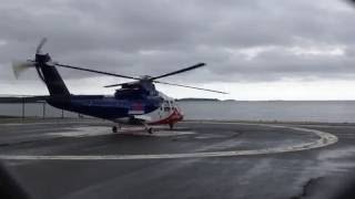 Sikorsky S76 helicopter WarmUp amp TakeOff with SOUND [upl. by Jurkoic]