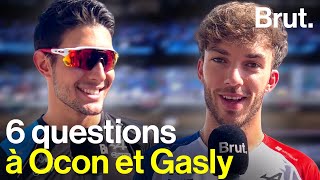 6 questions à Pierre Gasly et Esteban Ocon au GP Explorer [upl. by Aleen]