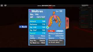 I Got Shiny Moltres First Ro PowerPokemon Brick Bronze [upl. by Ayekahs]