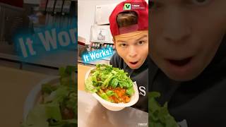 Chipotle Burrito Bowl Hack shorts short shortvideo chipotle chipotlebowl burritobowl food [upl. by Ode559]