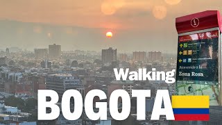 Walking Bogota 🇨🇴 quotZona Rosaquot 4K [upl. by Iahk827]