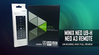 MINIX NEO U9H ANDROID TV BOX FULL REVIEW [upl. by Neerom]