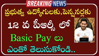 AP Government Employees and pensioners 12th PRC Basic Pays [upl. by Pippy]