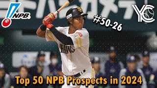 Top 50 NPB Prospects in 2024 Part 1 [upl. by Ange]