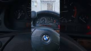 Epic Old BMW 30d Cold Start Dead Glow Plugs 19°C [upl. by Ayad864]