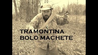 Tramontina Bolo Machete Knife Review  Affordable Machete Field Test [upl. by Claresta]