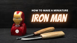 How to Make a Miniature Iron Man  Whittling Project For Beginners [upl. by Abran478]