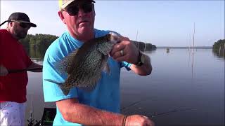 crappie fishing pushing on santee part 2 [upl. by Reppiks]