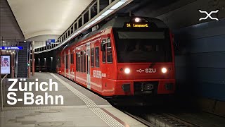 SBahn Zürich  SBB  SihltalZürichUetlibergBahn  Forchbahn  Limmattalbahn  Switzerland [upl. by Reisch853]