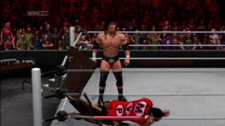 WWE SmackDown vs Raw 2011 Table Matches  Full Match [upl. by Ebneter]