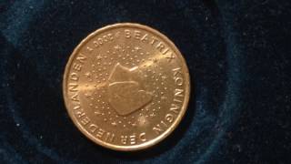 10 Euro Cent Beatrix Coin dated 2000 [upl. by Biamonte]