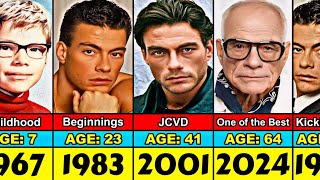 JeanClaude Van Damme Transformation From 0 to 64 Year Old Updated [upl. by Garneau]