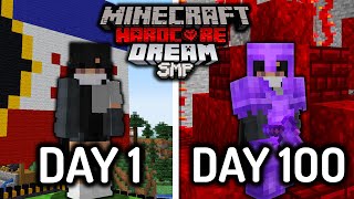 I Survived 100 Days in Minecraft on the Dream SMP Seed [upl. by Nyleve]