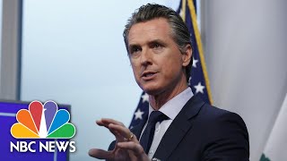 California Gov Newsom Holds Coronavirus Briefing  NBC News [upl. by Suolevram]